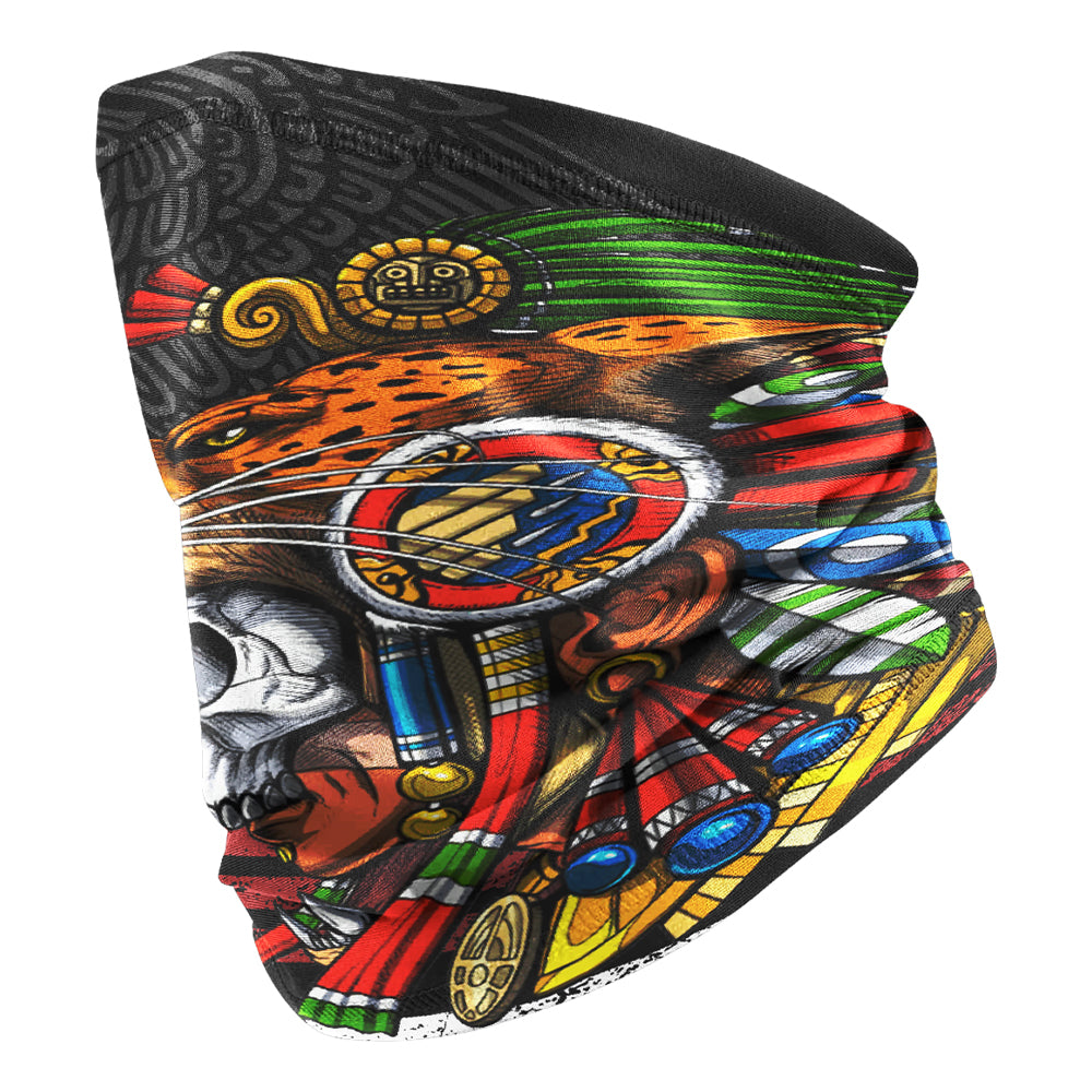 BANDANA ESTILO BUF CON DISEÑO AZTECA MEXICANO