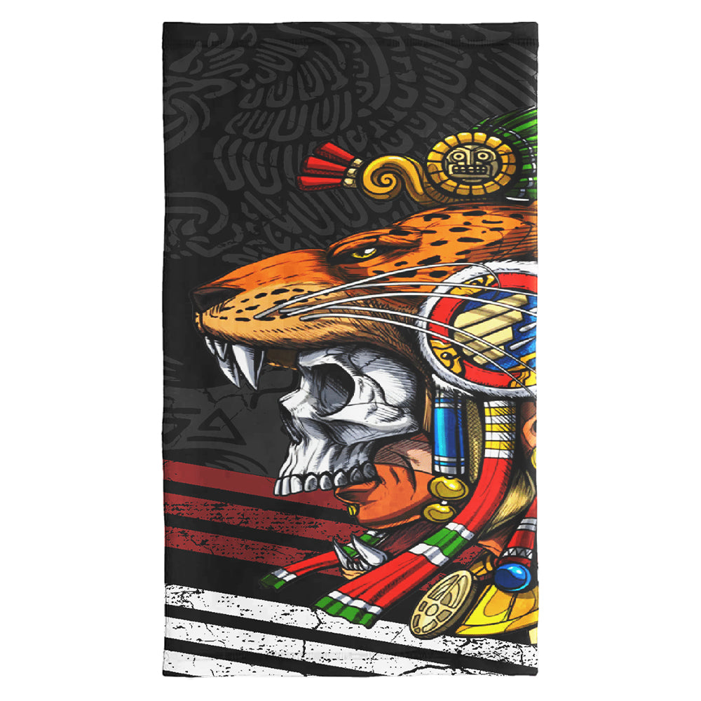 BANDANA ESTILO BUF CON DISEÑO AZTECA MEXICANO